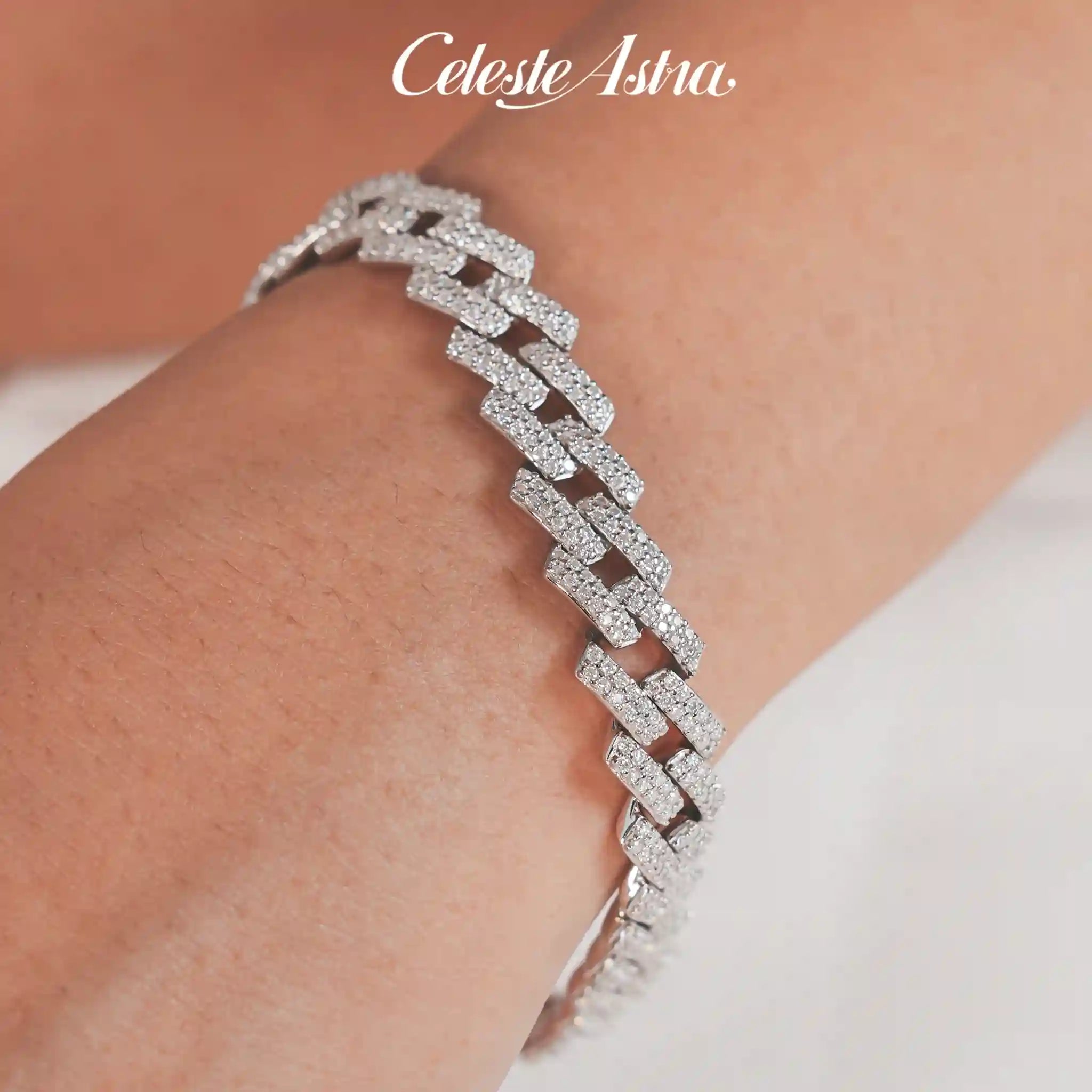 CubanLink-Moissanite-Sterling-Silver-Cuban-Bracelet-B6