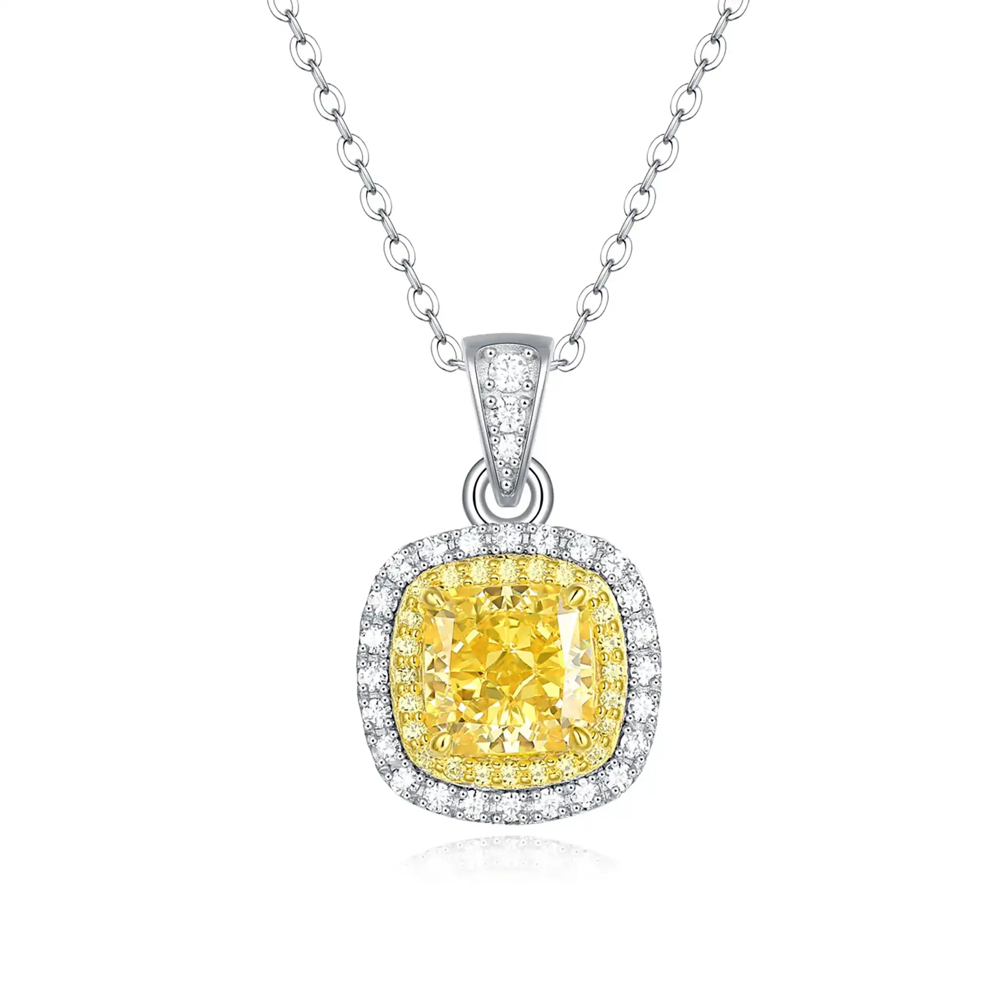 Eternal-Memory-Yellow-Zirconia-Sterling-Silver-Necklace-N10