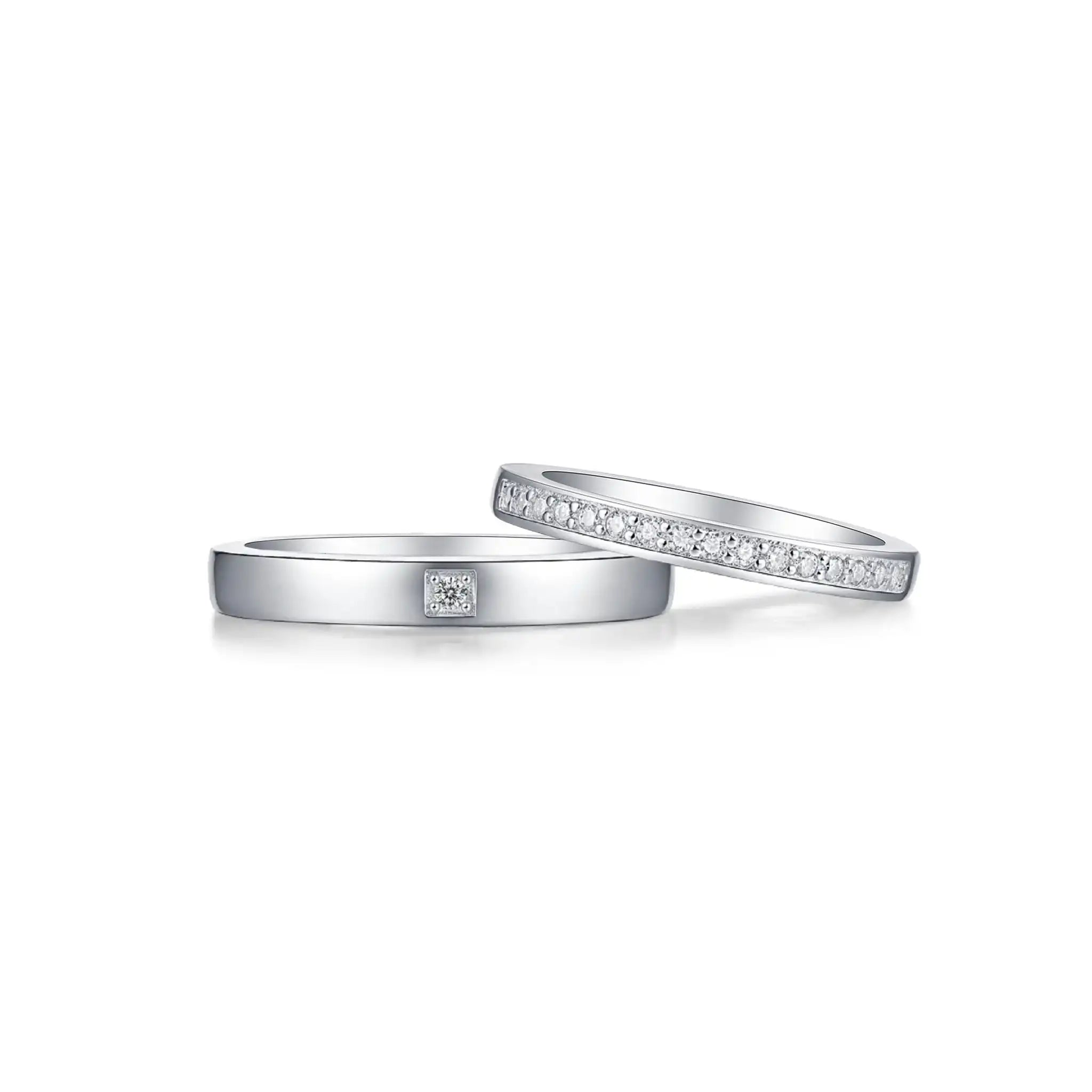 Timeless-Moissanite-Sterling-Silver-Couple-Ring-R12